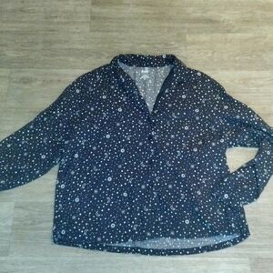 Victoria’s Secret PINK Celestial Pajama Top size XL.